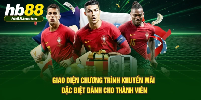 Giao diện chương trình khuyến mãi đặc biệt dành cho thành viên