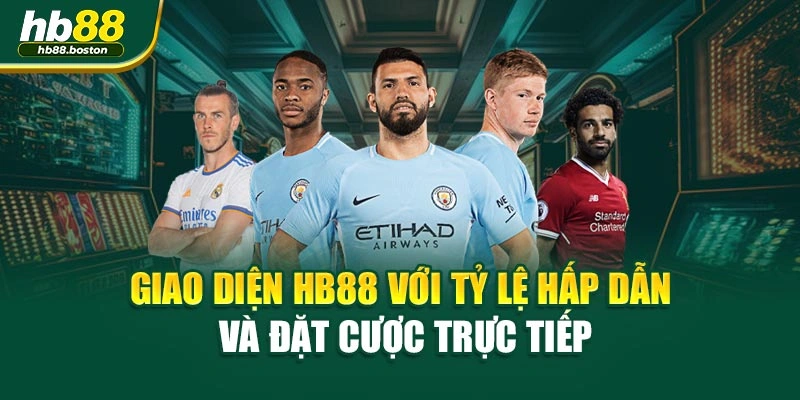 Giao diện HB88 với tỷ lệ hấp dẫn và đặt cược trực tiếp