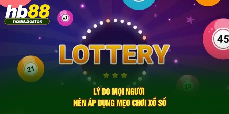 Lý do mọi người nên áp dụng mẹo chơi xổ số
